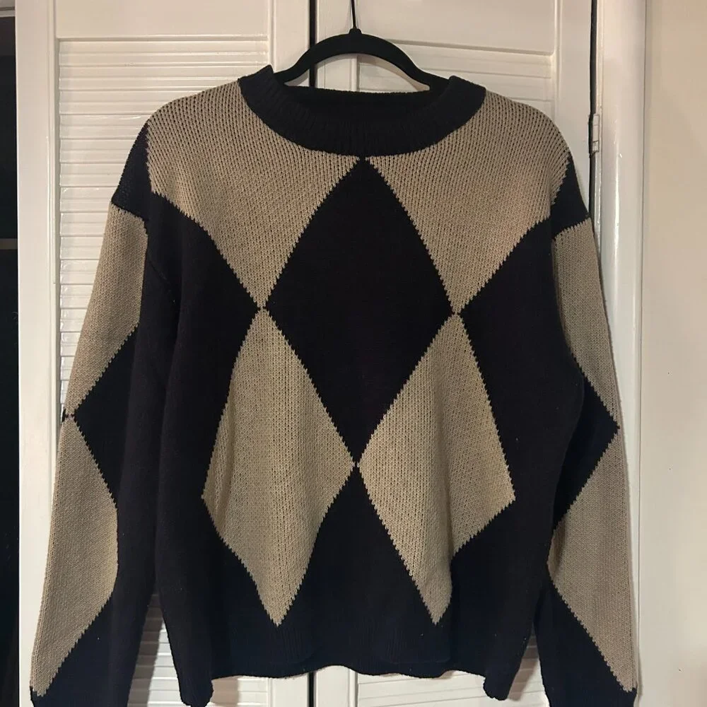 Argyle Knit Sweater - Picture 2 of 3